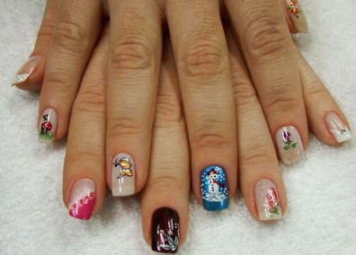 Unhas artisticas a partir de R$ 3,00